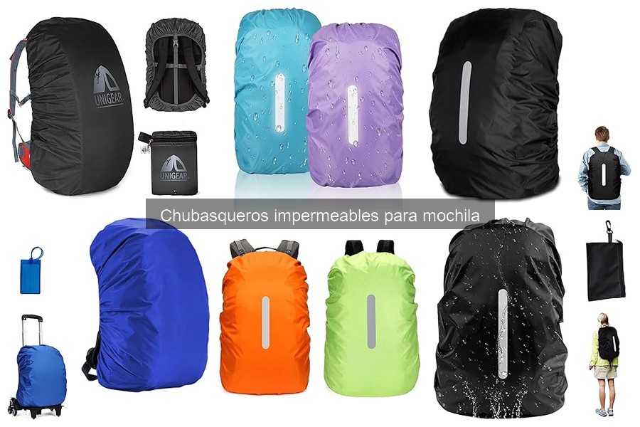 Tipos de chubasqueros impermeables para mochila: guía completa