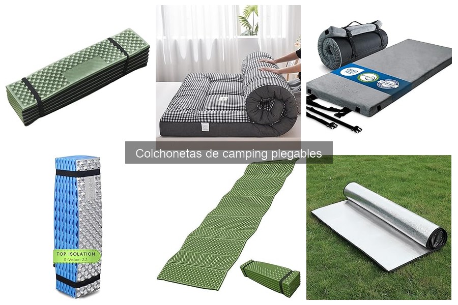 Tipos de colchonetas de camping plegables para tus aventuras