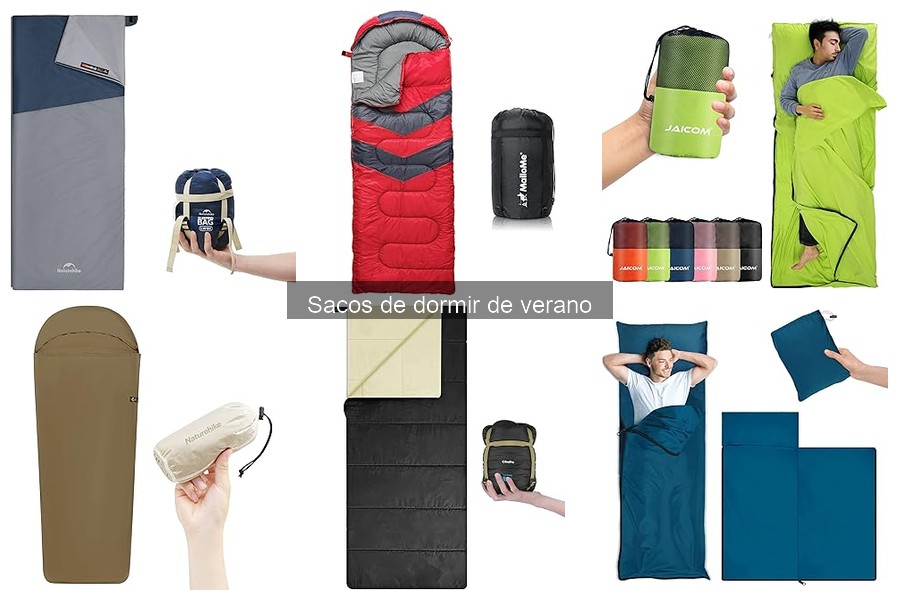 Tipos de sacos de dormir de verano: ventajas y desventajas