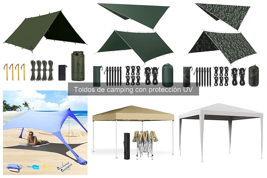 Tipos de toldos de camping con protección UV: guía completa