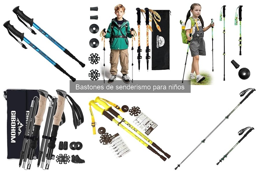 Todo sobre los bastones de senderismo para niños