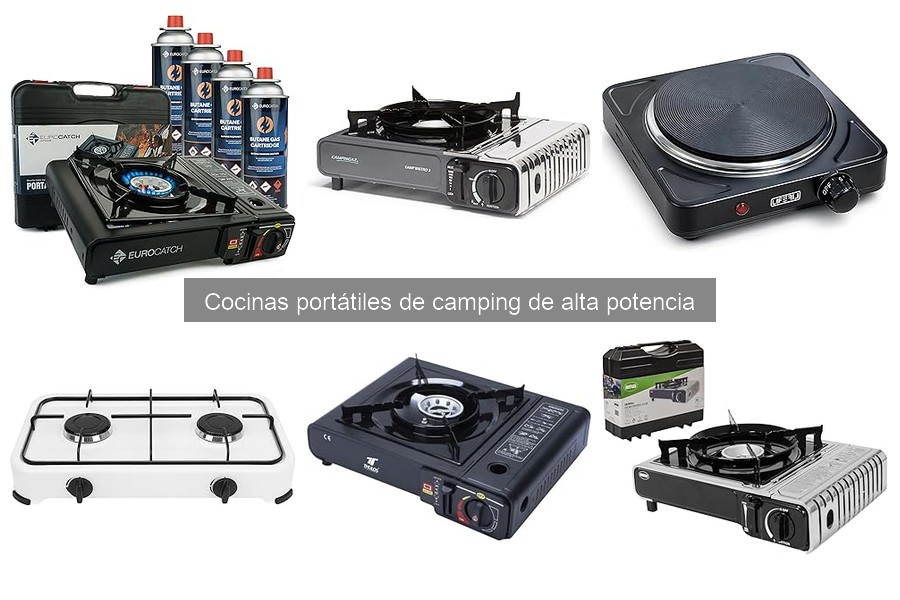 Todos los accesorios para cocinas portátiles de camping