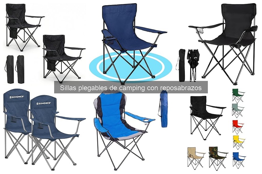 Ventajas y desventajas de sillas plegables de camping con reposabrazos